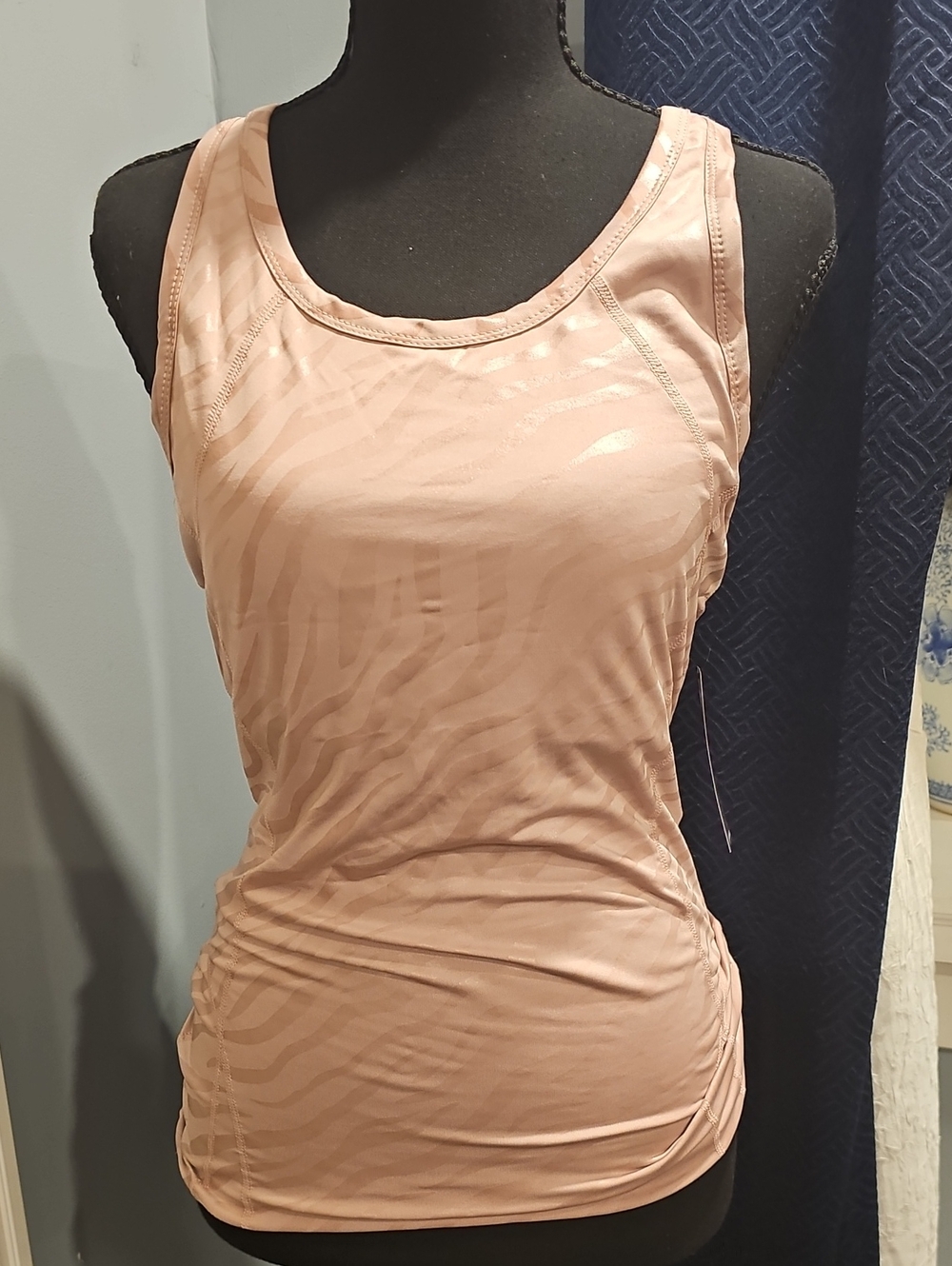 TAHARI SPORT Blush Pink Racerback Tank Top NWT MSRP $68
